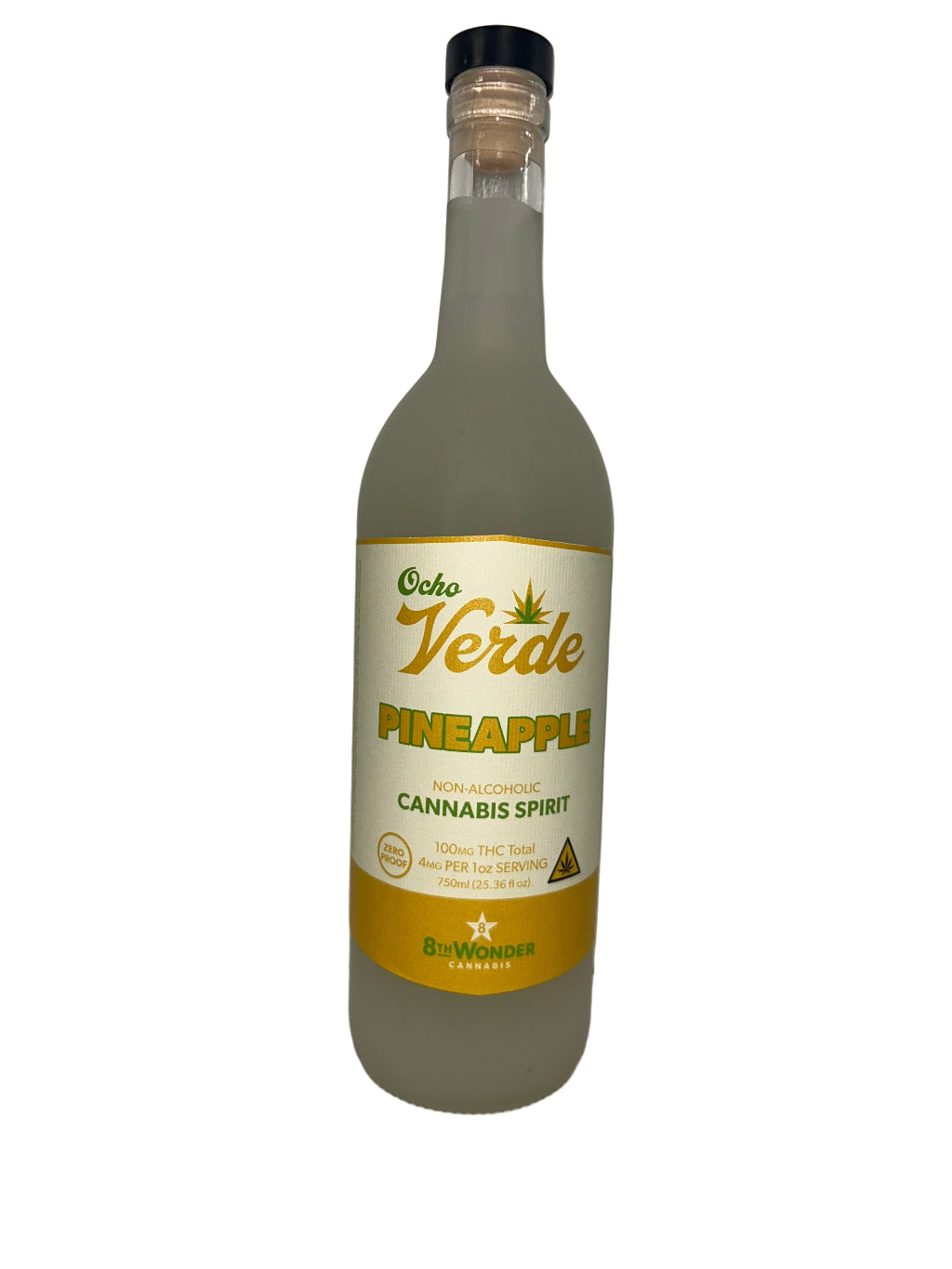 Ocho Verde Pineapple – Hemp-Derived THC Cannabis Spirit (750mL)