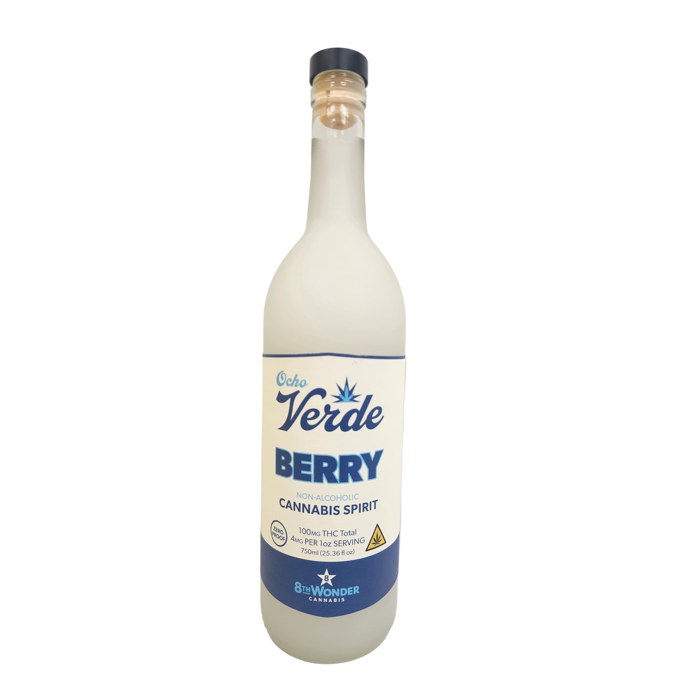 Ocho Verde Berry – Hemp-Derived THC Cannabis Spirit (750mL)