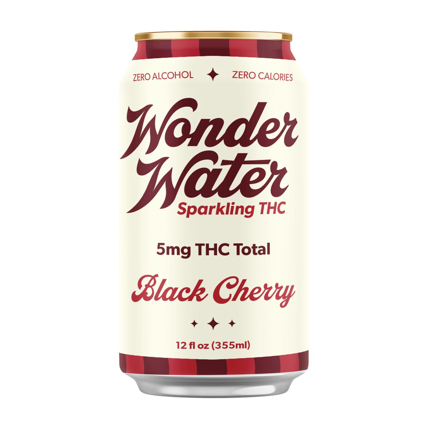 Wonder Water Black Cherry THC Seltzer - 5mg Can (4-Pack)