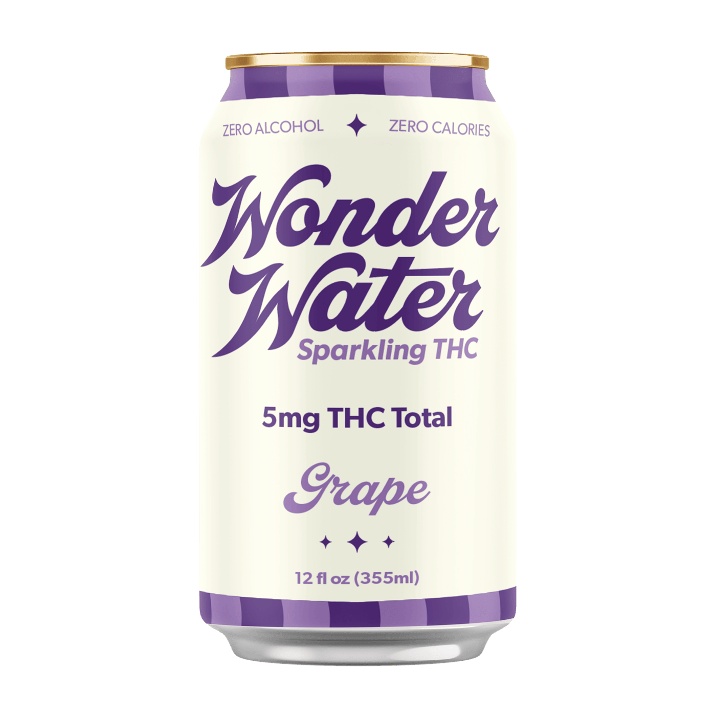Wonder Water Grape THC Seltzer - 5mg Can (4-Pack)
