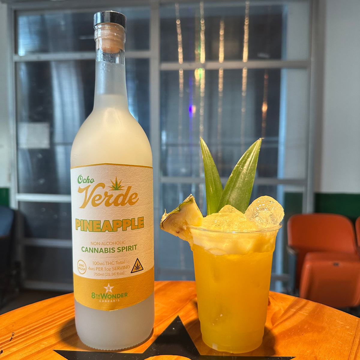 Ocho Verde Pineapple – Hemp-Derived THC Cannabis Spirit (750mL)