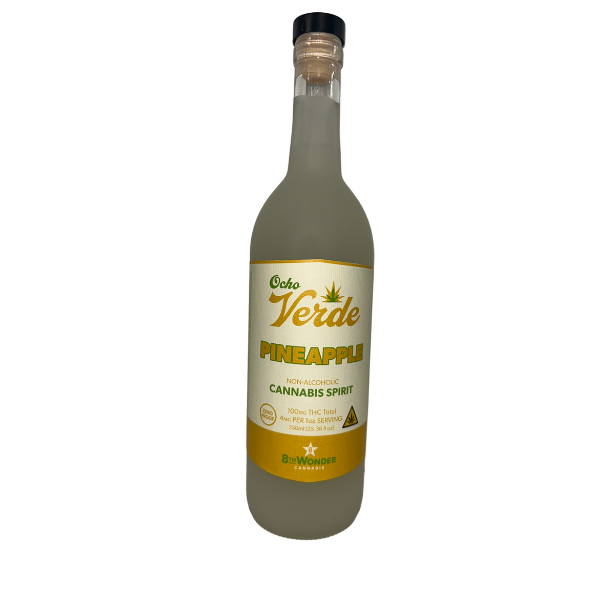 Ocho Verde Pineapple – Hemp-Derived THC Cannabis Spirit (750mL)
