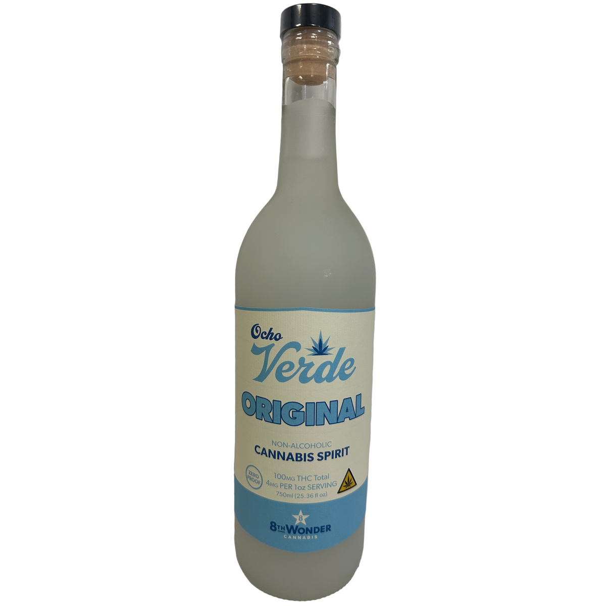 Bottle of Ocho Verde Cannabis Spirit Original