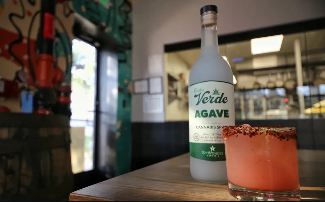 Ocho Verde Agave - Hemp Derived THC Cannabis Spirit (750mL)