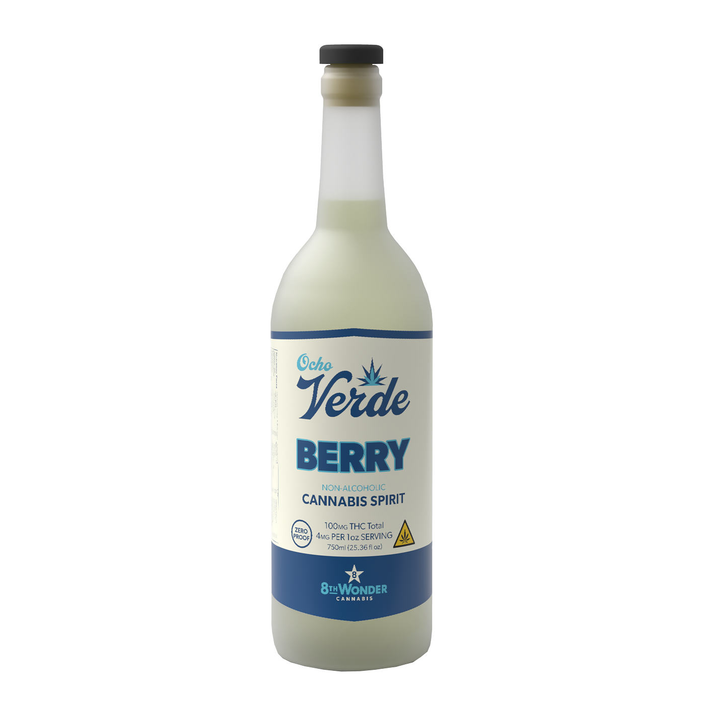 Ocho Verde Berry – Hemp-Derived THC Cannabis Spirit (750mL)