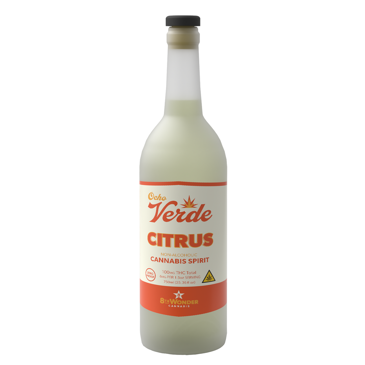 Ocho Verde Citrus - Hemp Derived THC Cannabis Spirit (750mL) – 8th Ocho Verde Citrus - Hemp Derived THC Cannabis Spirit (750mL) – 8th
