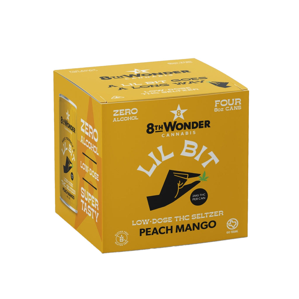 Lil Bit Peach Mango - 2mg THC (4-Pack)