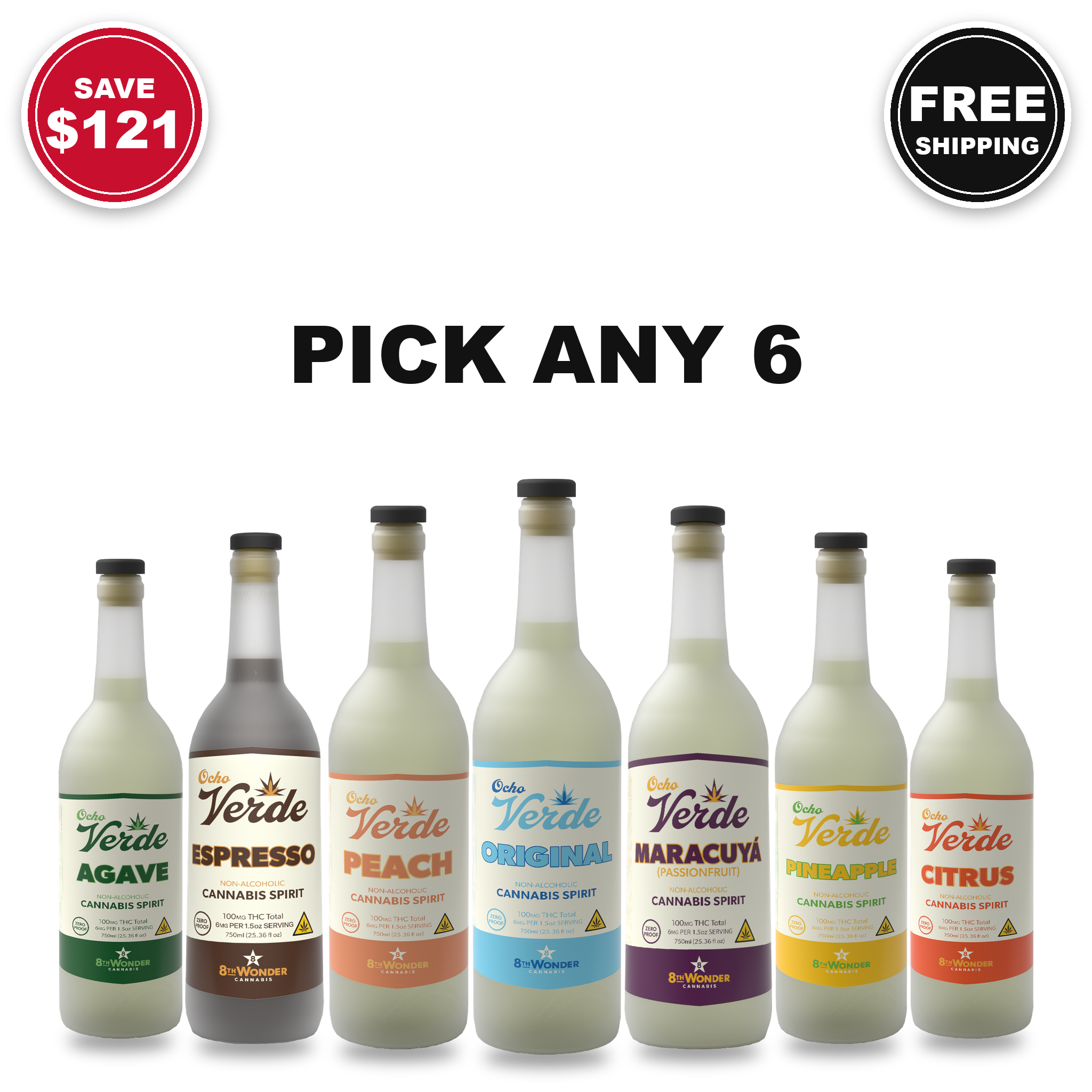 Ocho Verde 6-Bottle Bundle