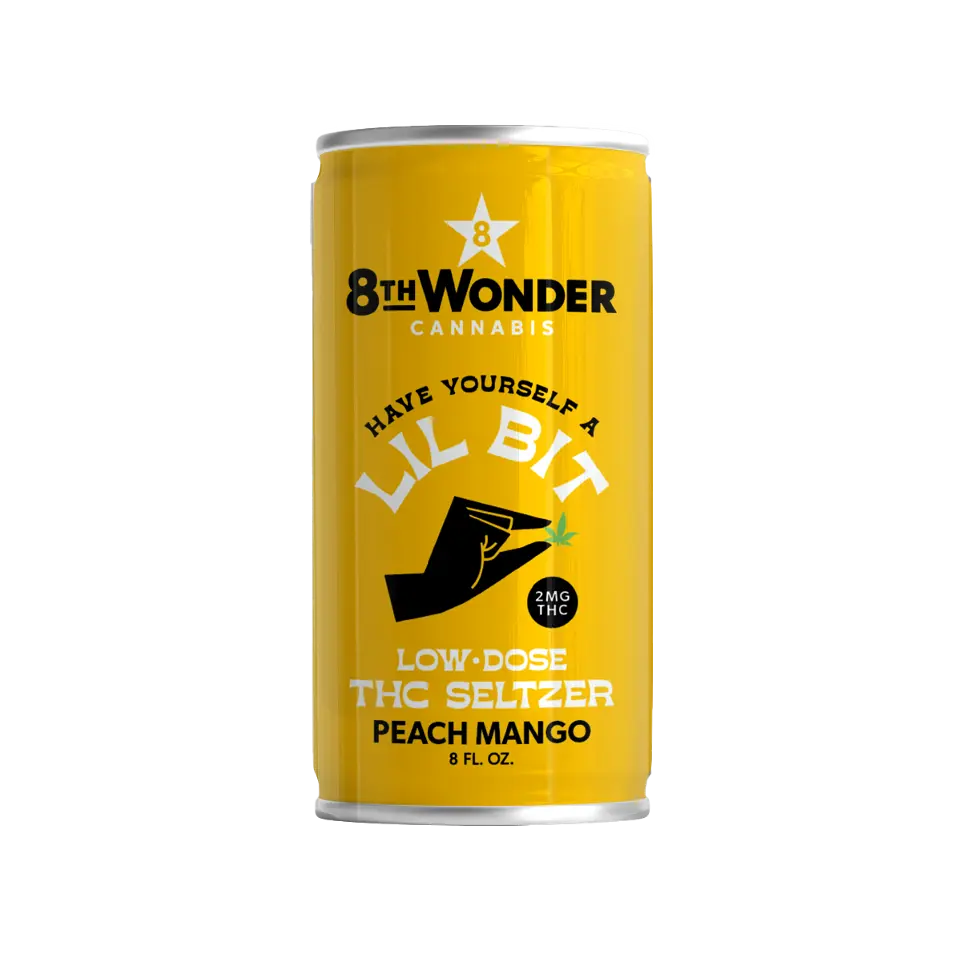 LIL BIT PEACH MANGO THC SELTZER