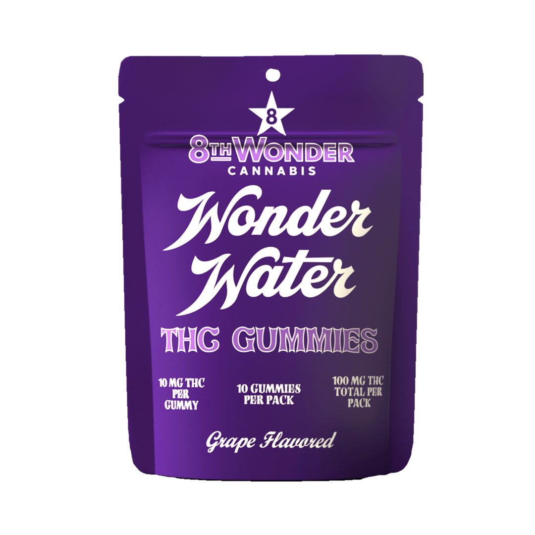 Wonder Water Grape THC Gummies - 10mg